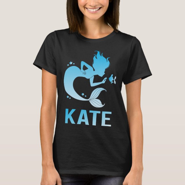 Happy Mermaid - Kate Name T-Shirt (Front)
