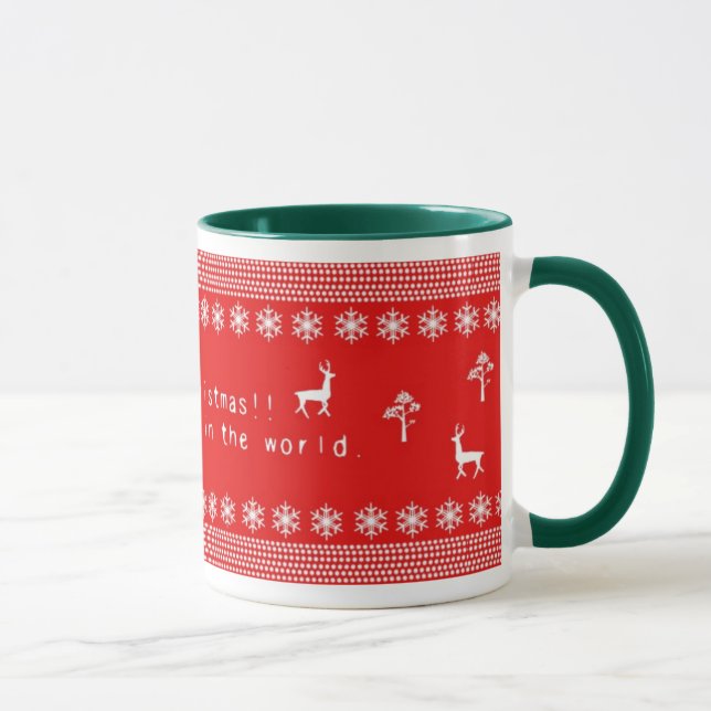 Happy merry Christmas!! Mug (Right)