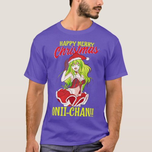 Happy Merry Christmas Onii Chan Funny  Christmas G T_Shirt