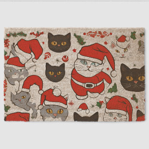 Happy mery christmas  fiber doormat
