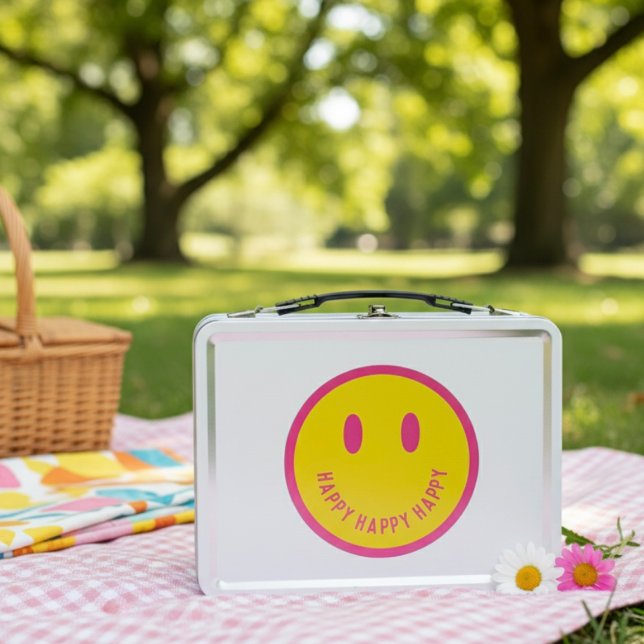 Happy Metal Lunch Box (Creator Uploaded)