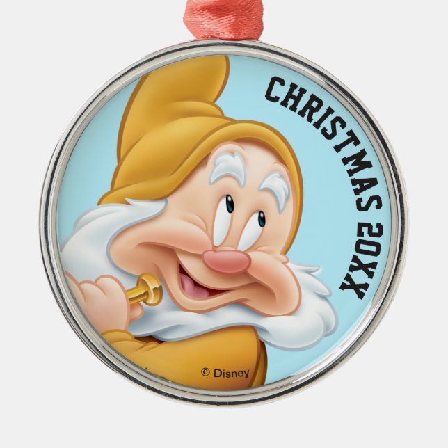 Happy Metal Ornament (Front)