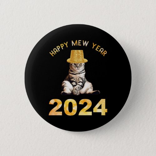 Happy Mew Year 2024 Button