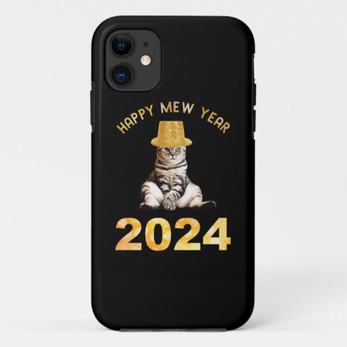 Happy Mew Year 2024 iPhone 11 Case