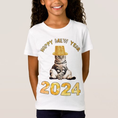 Happy Mew Year 2024 T_Shirt