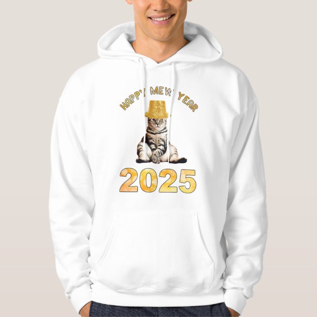 Happy Mew Year 2025 Hoodie (Front)