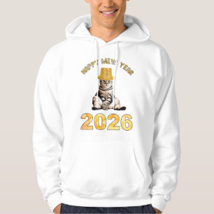 Happy Mew Year 2026 Hoodie
