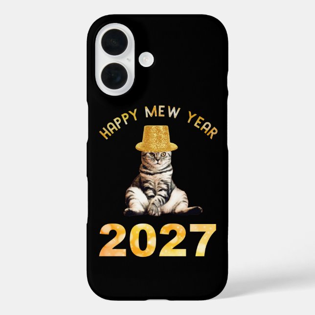 Happy Mew Year 2027 Case-Mate iPhone Case (Back)
