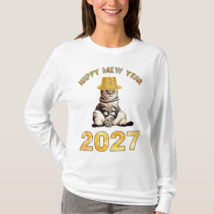 Happy Mew Year 2027 T-Shirt
