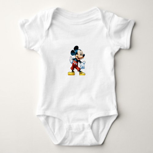 Happy Mickey mouse Baby Bodysuit
