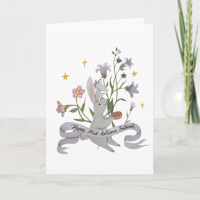 Happy Mid Autumn Festival | Mooncake Card (Front)