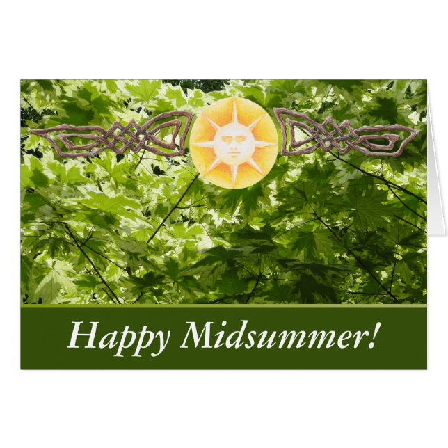 Happy Midsummer! Cards (Front Horizontal)