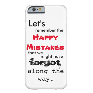 Happy Mistakes Lyrics iPhone 6 Case