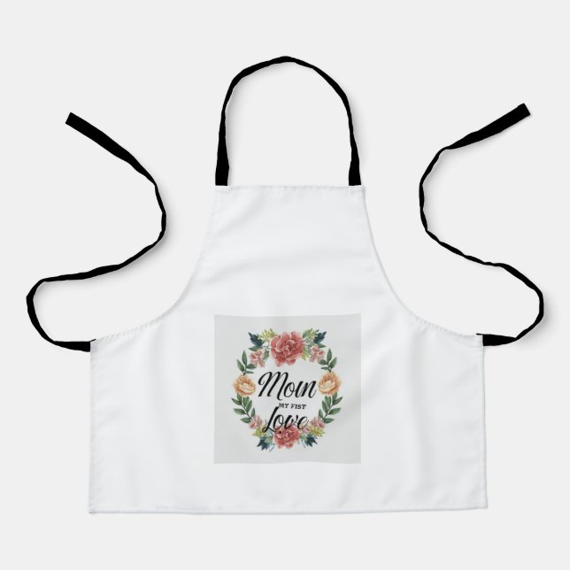  happy mom Apron  (Front)
