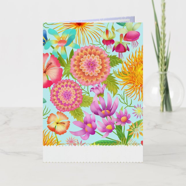 Happy Mom's Day Foil Greeting Card (Front)