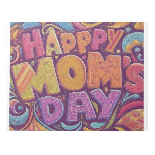 Happy Moms Day Notepad