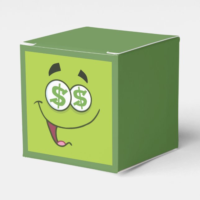 Happy Money Emoji Favor Boxes (Front Side)