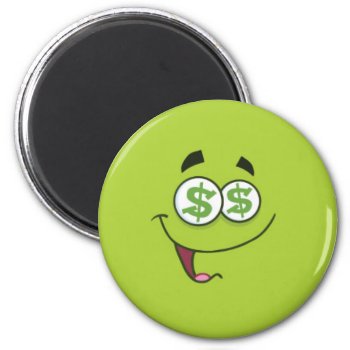 Happy Money Emoji Magnet by FaerieRita at Zazzle