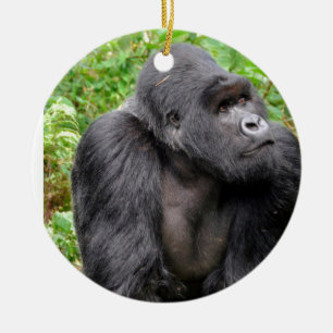 Happy Monkey Ceramic Ornament