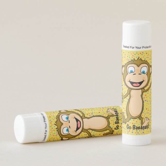Happy Monkey Lip Balm (Front)