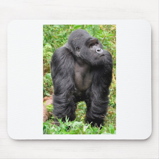 Happy Monkey Mouse Pad (Front)