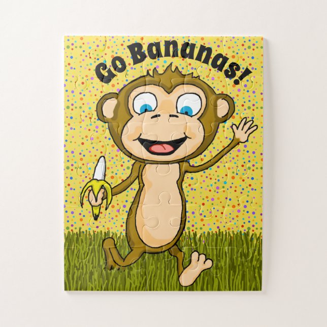 Happy Monkey Puzzle (Vertical)