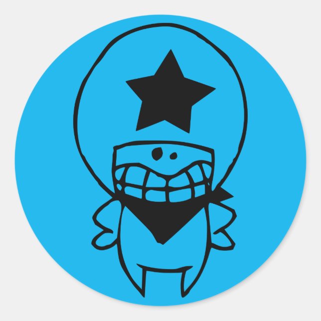 HAPPY MONSTER CUSTOMIZABLE Sticker (Front)