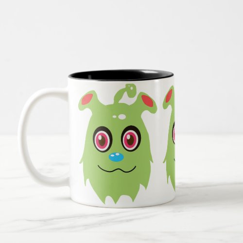 Happy monster Gentle monster Two_Tone Coffee Mug