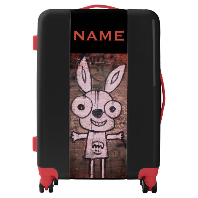 HAPPY MONSTER GRAFFITI CRITTERS CUSTOM Luggage (Front)