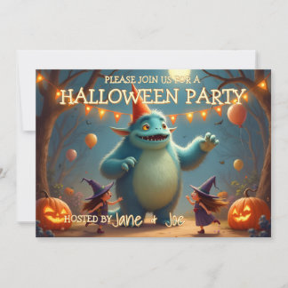 Happy Monster Halloween Party for Kids