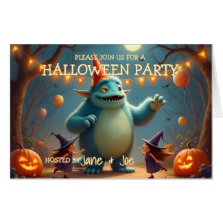 Happy Monster Halloween Party for Kids
