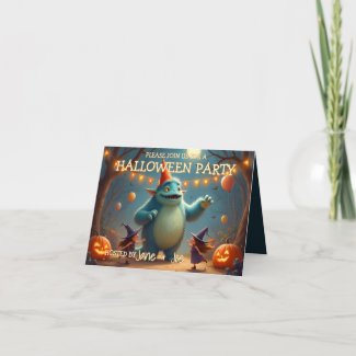 Happy Monster Halloween Party for Kids
