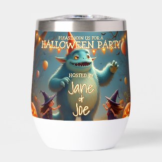 Happy Monster Halloween Party for Kids