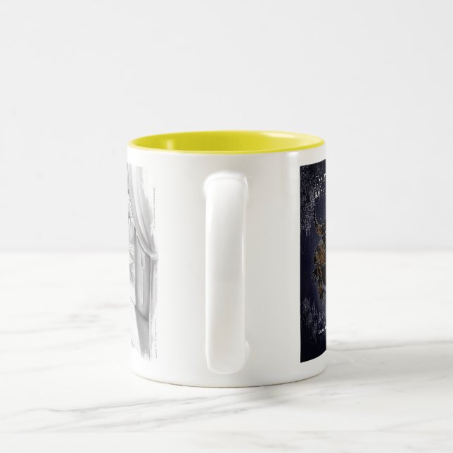 Happy Monster Happy Garden Two-Tone Coffee Mug (Handle)