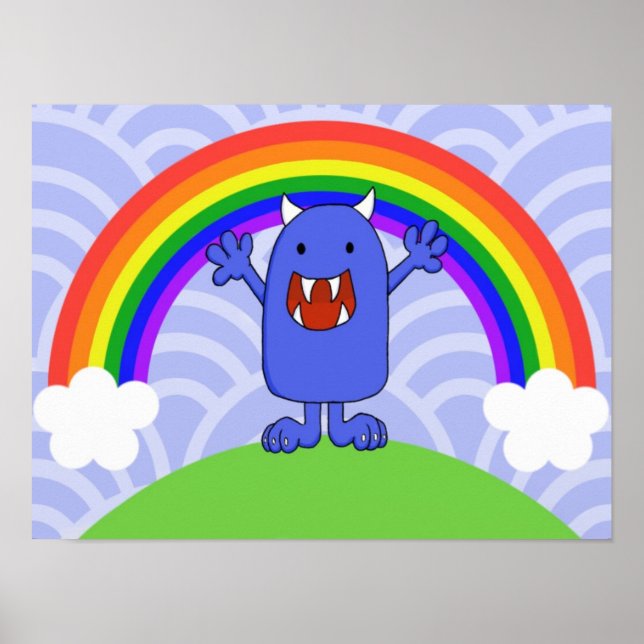 Happy Monster Poster (Front)