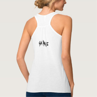 HAPPY MONSTER VOGUE BELLA CANVAS TANK W/ NAME TOP