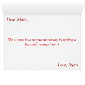 Happy Monthsary Cards (Inside Horizontal (Bottom))