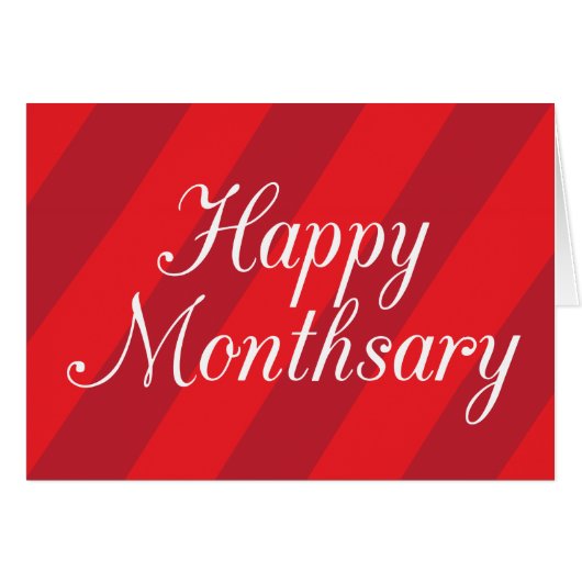 Happy Monthsary Cards (Front Horizontal)