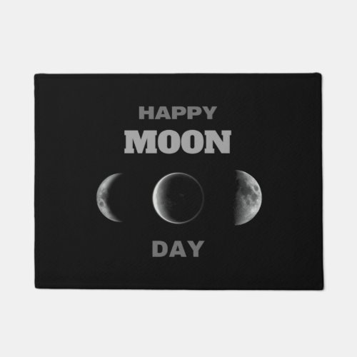 Happy Moon Day _ National Moon Day Cute Essential Doormat