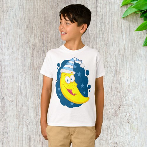 Happy Moon Face T_Shirt