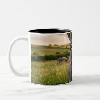 Happy Morning Donkey Two-Tone Coffee Mug