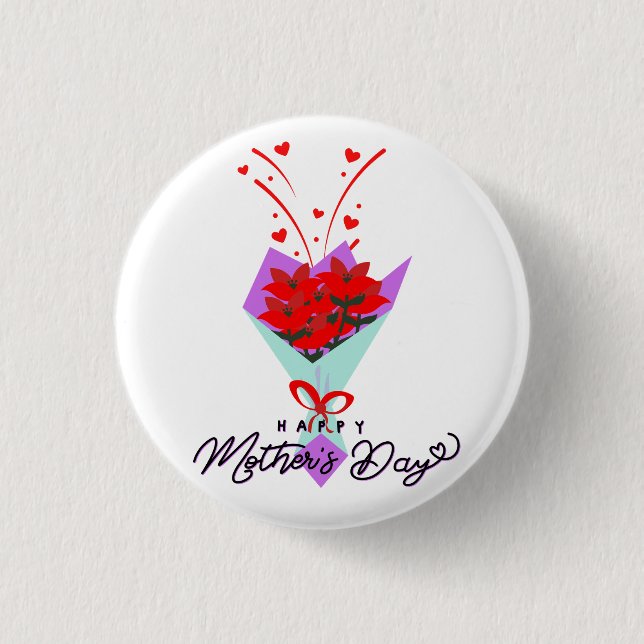 HAPPY MOTHER DAY GIFT BUTTON (Front)