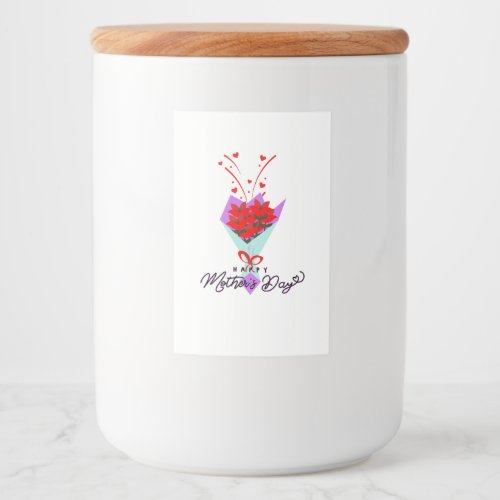 HAPPY MOTHER DAY GIFT FOOD LABEL