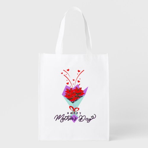 HAPPY MOTHER DAY GIFT GROCERY BAG