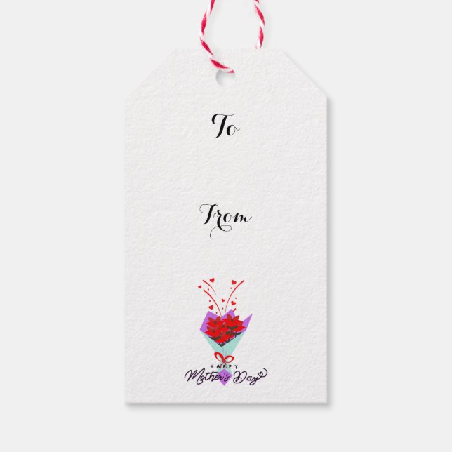 HAPPY MOTHER DAY GIFT TAGS (Back)
