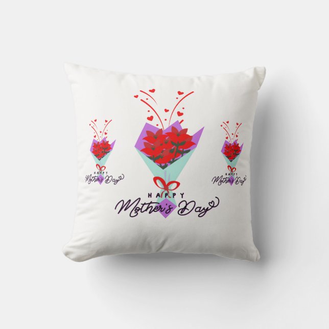 HAPPY MOTHER DAY GIFT THROW PILLOW (Front)