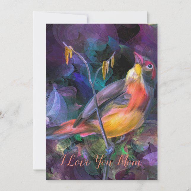 Happy mother day love invitation (Front)