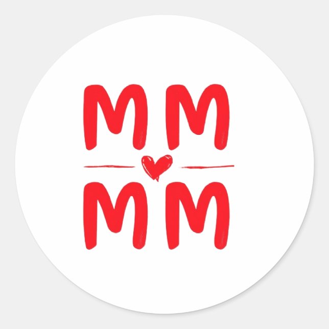 Happy Mother Day Post Card Classic Round Sticker (Front)
