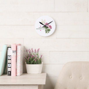 HAPPY MOTHER DAY SPECIAL GIFT ROUND CLOCK