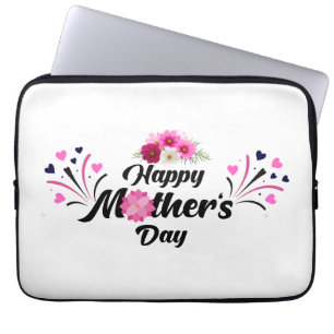 Happy Mother day unique modern design for gift Laptop Sleeve